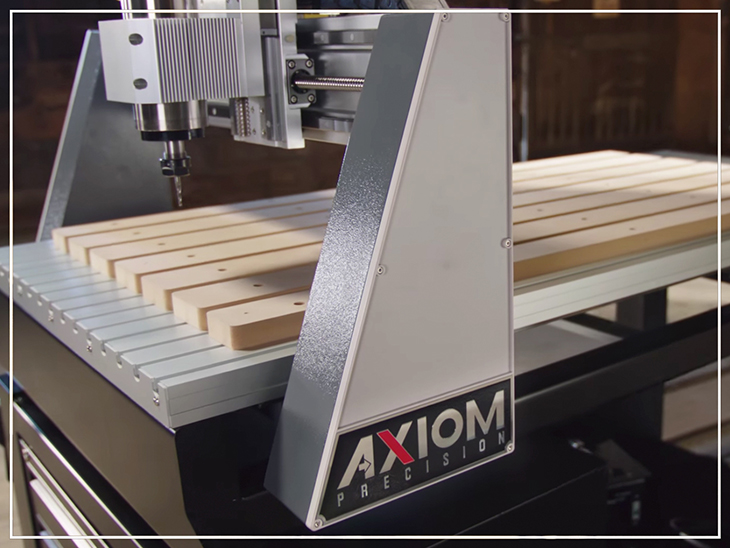 Axiom Precision CNC Cast Gantry Supports